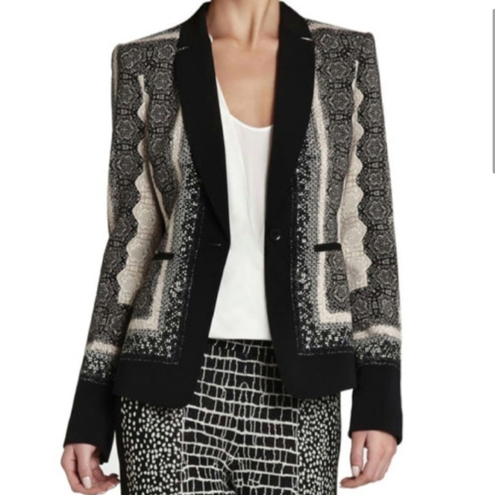 Printed blazer BCBGMaxazria